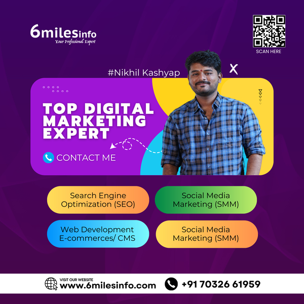 Cover photo of 6milesinfo - Digital Marketing Expert in Warangal